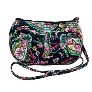 Vera Bradley Petal Paisley Frannie purse crossbody bag beautiful retired print